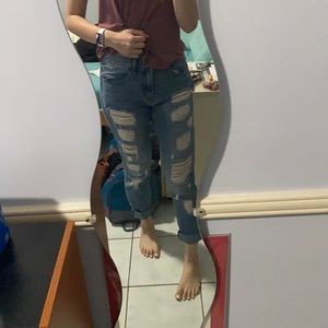 F21 boyfriend jeans